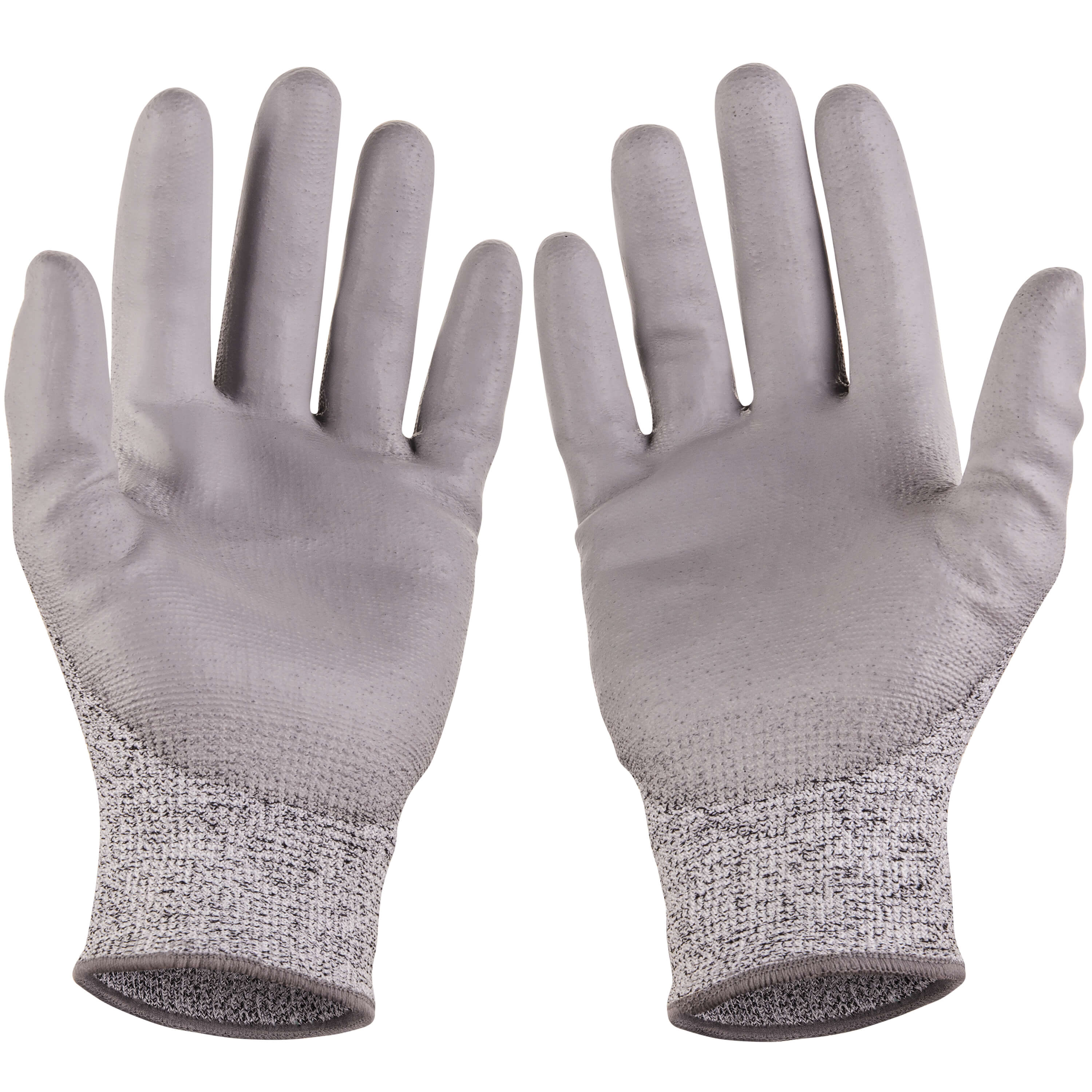 Revolutionary knitted 13 gauge lightweight and high tech fiber (Doyentrontex) with added PU (polyrethane) palm coating.